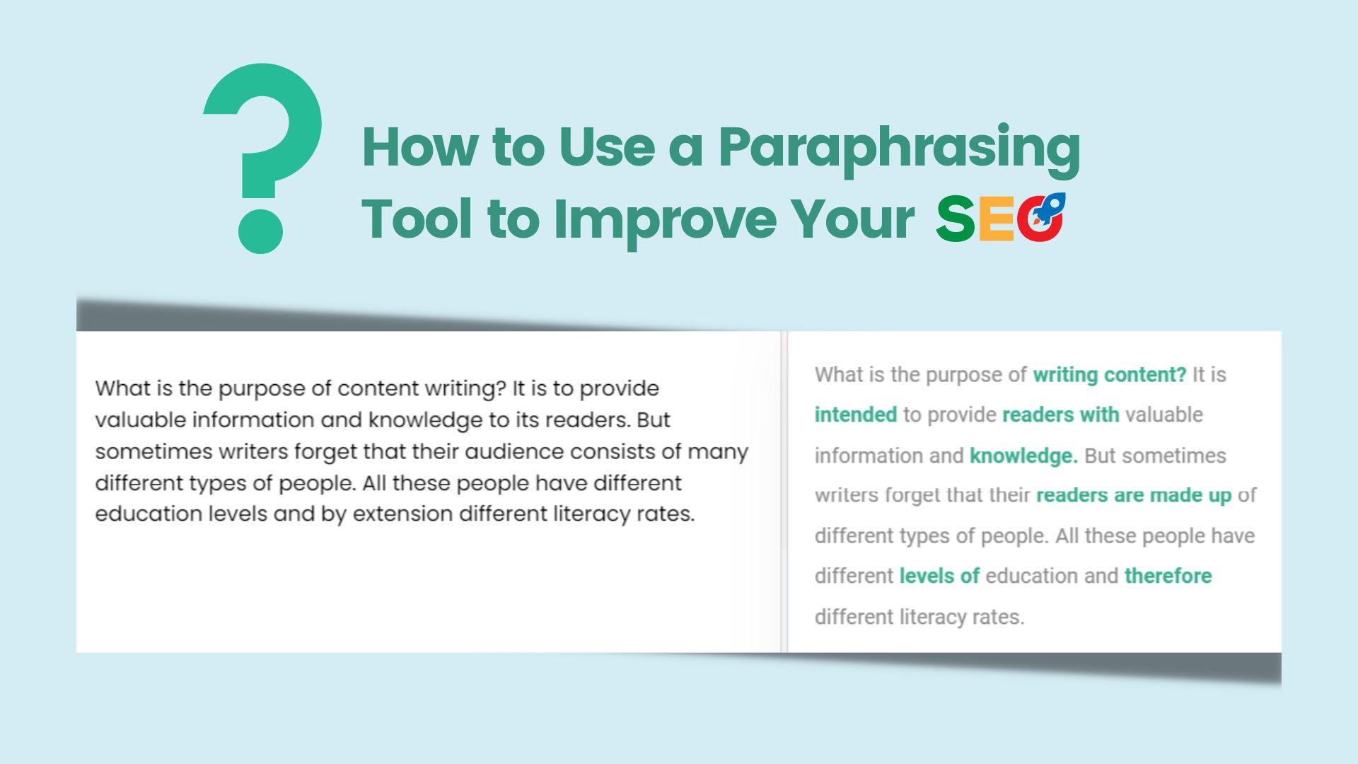paraphrasing tool with simple english