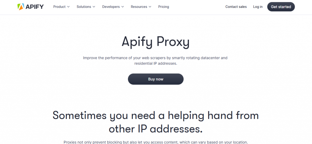 apify proxy api