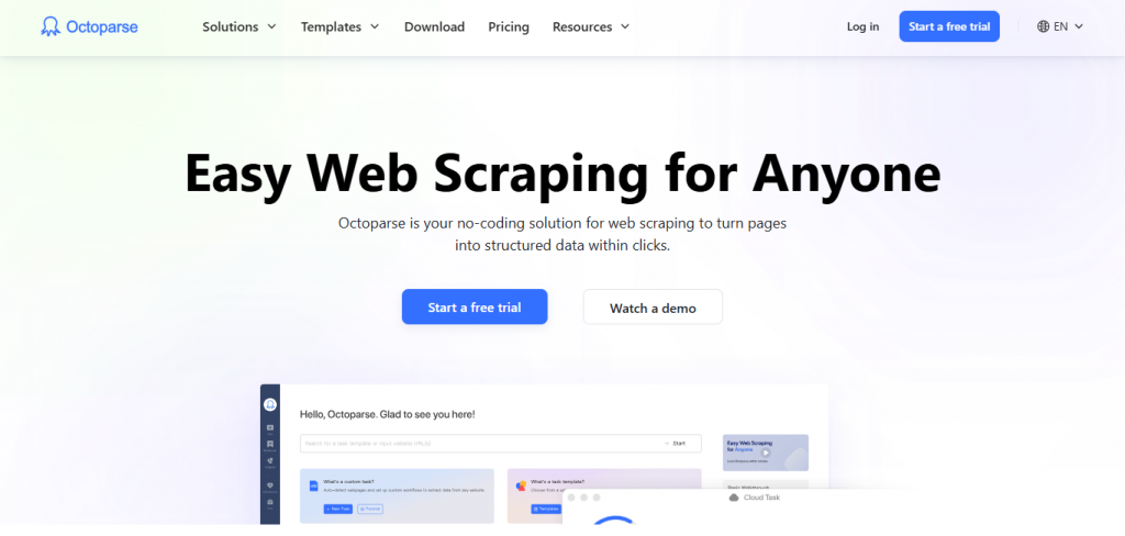 octoparse scraping