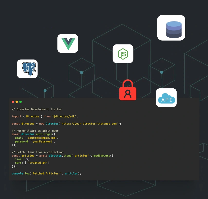 Directus Development Benefit Image